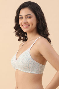 Zivame Padded Non Wired Medium Coverage Tshirt Bra - Slightly Heart — thumbnail 2
